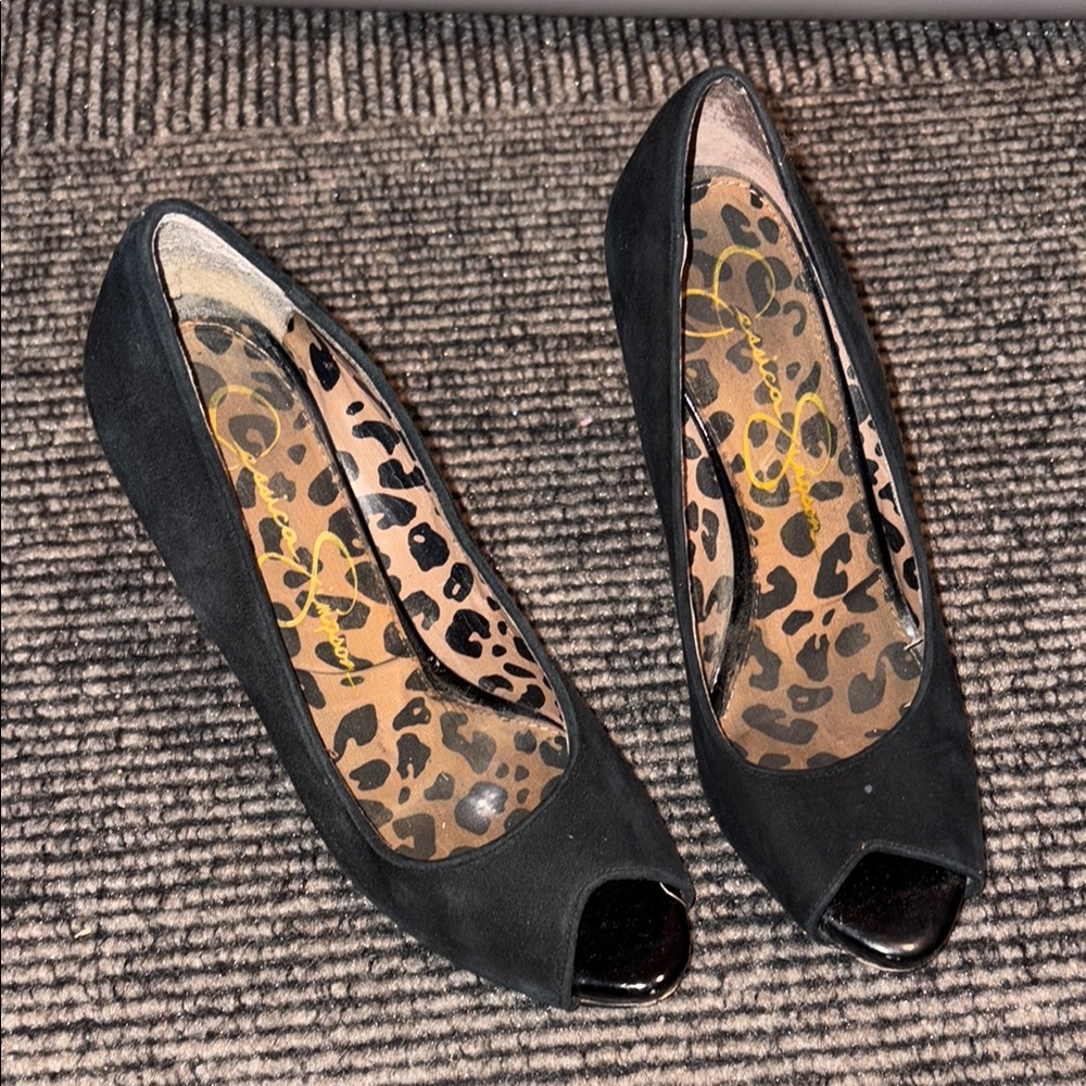 Jessica Simpson Black High Heels